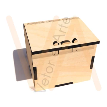 Vetor para CNC Laser - Caixa Tadeu