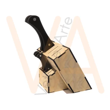 Vetor para CNC Laser - Facas no Balcão - em MDF 06mm