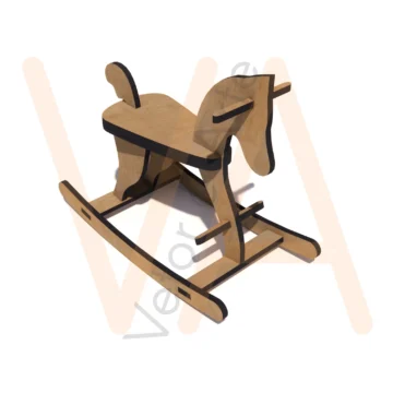 Vetor para CNC Router - Cavalo Balancinho