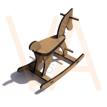 Vetor para CNC Router - Cavalo Balancinho