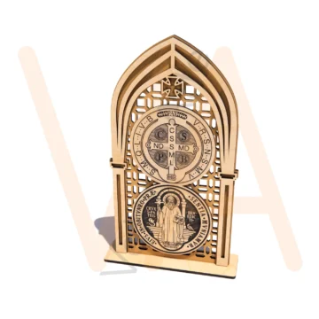 Vetor para CNC Laser - Totem religioso