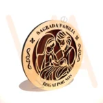 Vetor para CNC Laser - Medalha Sagrada Família