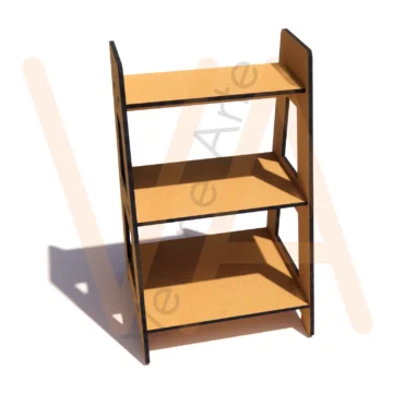 Vetor para CNC Laser - Escadinha de Festa 6mm - em MDF 06mm - Imagem 2