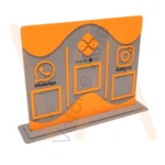 Vetor para CNC Laser - Placa Whats, Pix e Insta - em Acrilico 03mm