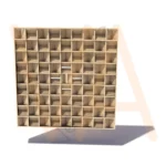 Vetor para CNC Laser - Mandala – Cub - em MDF 03mm