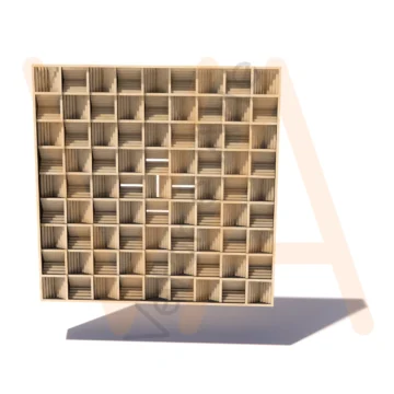 Vetor para CNC Laser - Mandala – Cub - em MDF 03mm