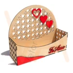 Vetor para CNC Laser - Caixa Com Detalhes - em MDF 03mm