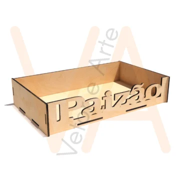 Vetor para CNC Laser - Bandeja do Paizão - em MDF 03mm