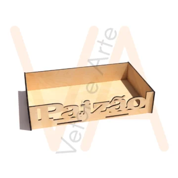Vetor para CNC Laser - Bandeja do Paizão - em MDF 03mm - Imagem 2