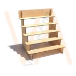 Vetor para CNC Laser - Expositor Escadinha 2,5mm - em MDF 02,5mm