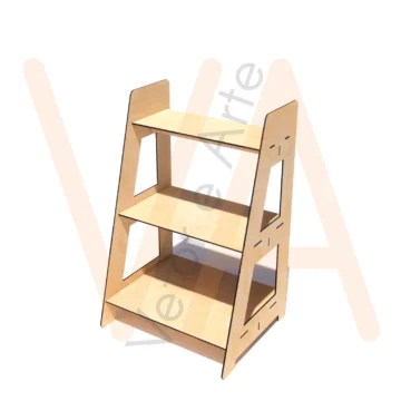 Vetor para CNC Laser - Escadinha de Festa 2,5mm - em MDF 02,5mm