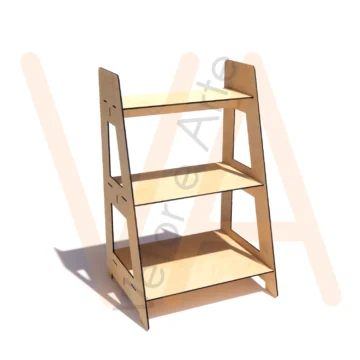 Vetor para CNC Laser - Escadinha de Festa 2,5mm - em MDF 02,5mm - Imagem 2