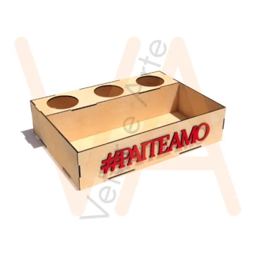 Vetor para CNC Laser - Caixa Pai te amo G - em MDF 03mm
