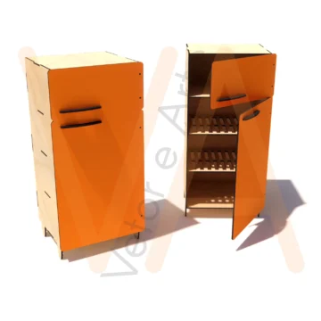 Vetor para CNC Laser - Geladeira - em MDF 06mm