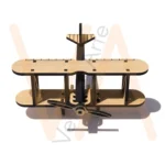 Vetor para CNC Laser - Avião Monoposto - em MDF 03mm