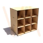 Vetor para CNC Laser - Nichos 10x10x20 - em MDF 03mm