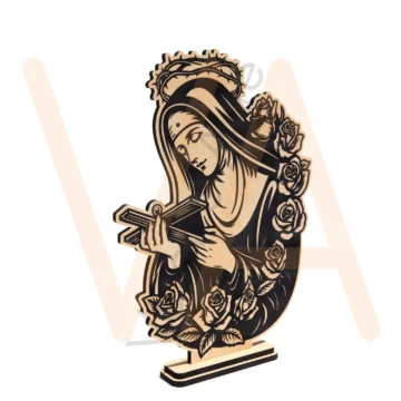 Vetor para CNC Laser - Totem Santa Rita - em MDF 03mm