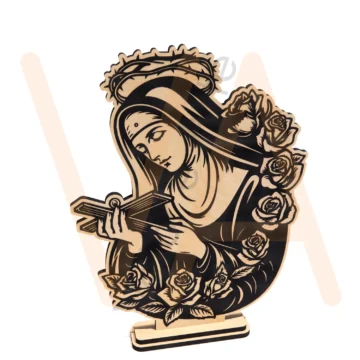 Vetor para CNC Laser - Totem Santa Rita - em MDF 03mm - Imagem 2