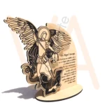 Vetor para CNC Laser - Totem Oração Arcanjo São Miguel - em MDF 03mm