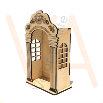 Vetor para CNC Laser - Capela – Mini - em MDF 03mm - Imagem 2