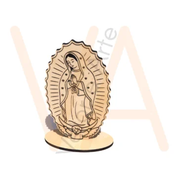 Vetor para CNC Laser - Totem – Virgem Guadalupe
