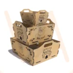 Vetor para CNC Laser - Cesta/caixa De Natal