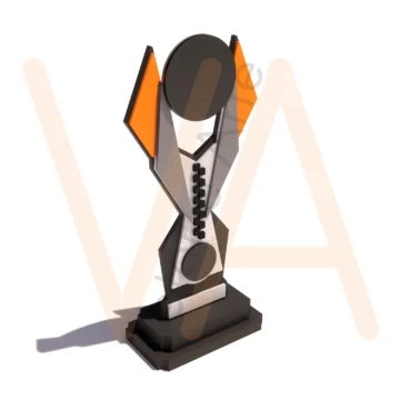 Vetor para CNC Laser - Troféu – Asas - em Acrilico 06mm - Imagem 2