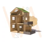 Vetor para CNC Laser - Casinha de Bonecas – Árvore