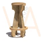Vetor para CNC Router - Banco Alto