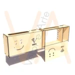 Vetor para CNC Laser - Caixa Wifi - em MDF 06mm