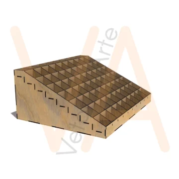 Vetor para CNC Laser - Organizador de Esmaltes - em MDF 03mm