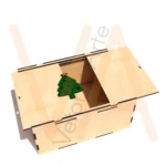 Vetor para CNC Laser - Caixa Tampa de Correr - em MDF 03mm