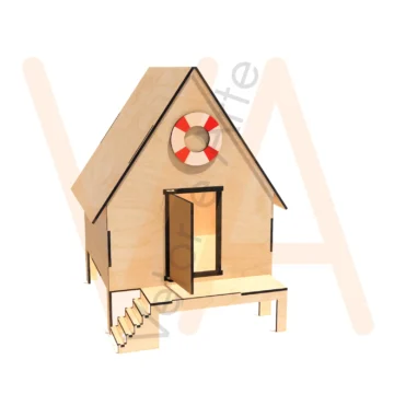 Vetor para CNC Laser - Casinha do Passarinho - em MDF 03mm