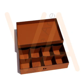 Vetor para CNC Laser - Gaveta de Chá - em MDF 02,5mm - Imagem 2