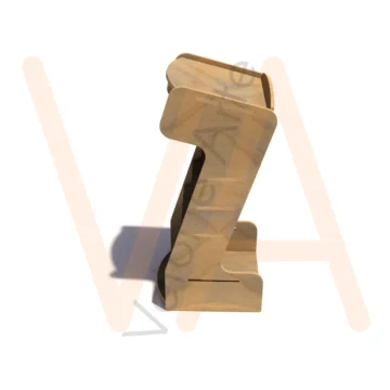 Vetor para Router CNC - Púlpito / Totem - em Compensado Naval 15mm - Imagem 2
