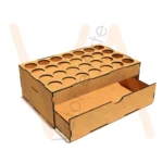 Vetor para CNC Laser - Organizador de Corantes - em MDF 03mm