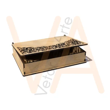 Vetor para CNC Laser - Caixa Convite