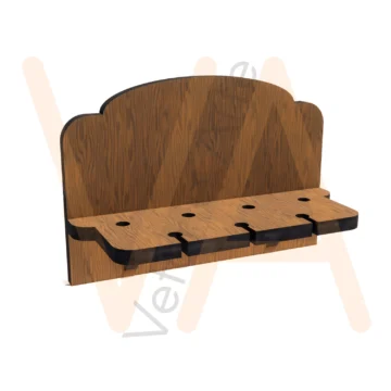 Vetor para Router CNC - Espetos - em Madeira Natural 15mm