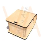 Vetor para CNC Laser - Caixinha Flex 5x5x4 - em MDF 03mm