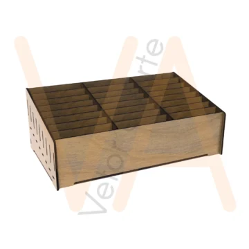 Vetor para CNC Laser - Organizador de Celular - em MDF 03mm - Imagem 2