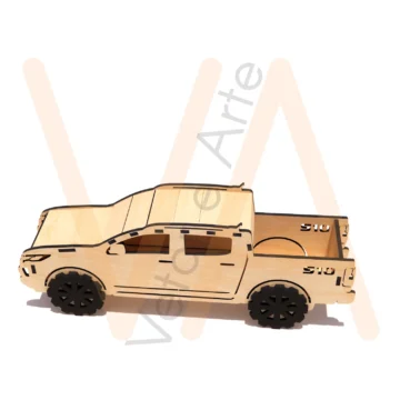 Vetor para CNC Laser - Mini S10 - em MDF 03mm - Imagem 2