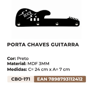 Porta Chaves Guitarra