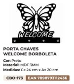 Porta Chaves Borboleta
