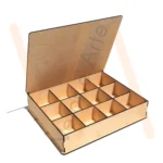 Vetor para CNC Laser - Caixa de Jóias - em MDF 03mm