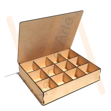 Vetor para CNC Laser - Caixa de Jóias - em MDF 03mm