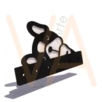 Vetor para CNC Laser - Porta Chaves Bulldog Francês - em MDF 03mm