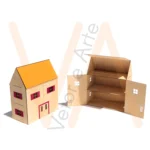 Vetor para CNC Laser - Casinha Maleta - em MDF 03mm