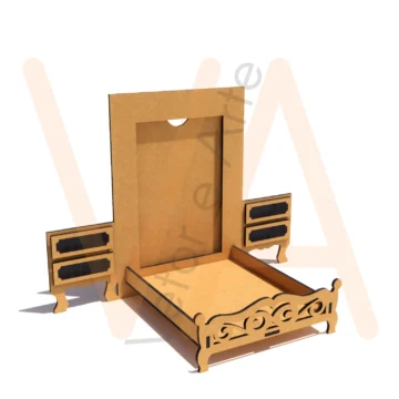 Vetor para CNC Laser - Retrato de Quarto - em MDF 03mm