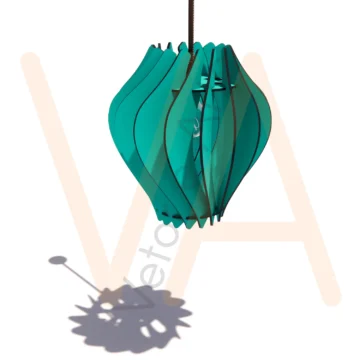 Vetor para CNC Laser - Luminária Velas - em MDF 03mm