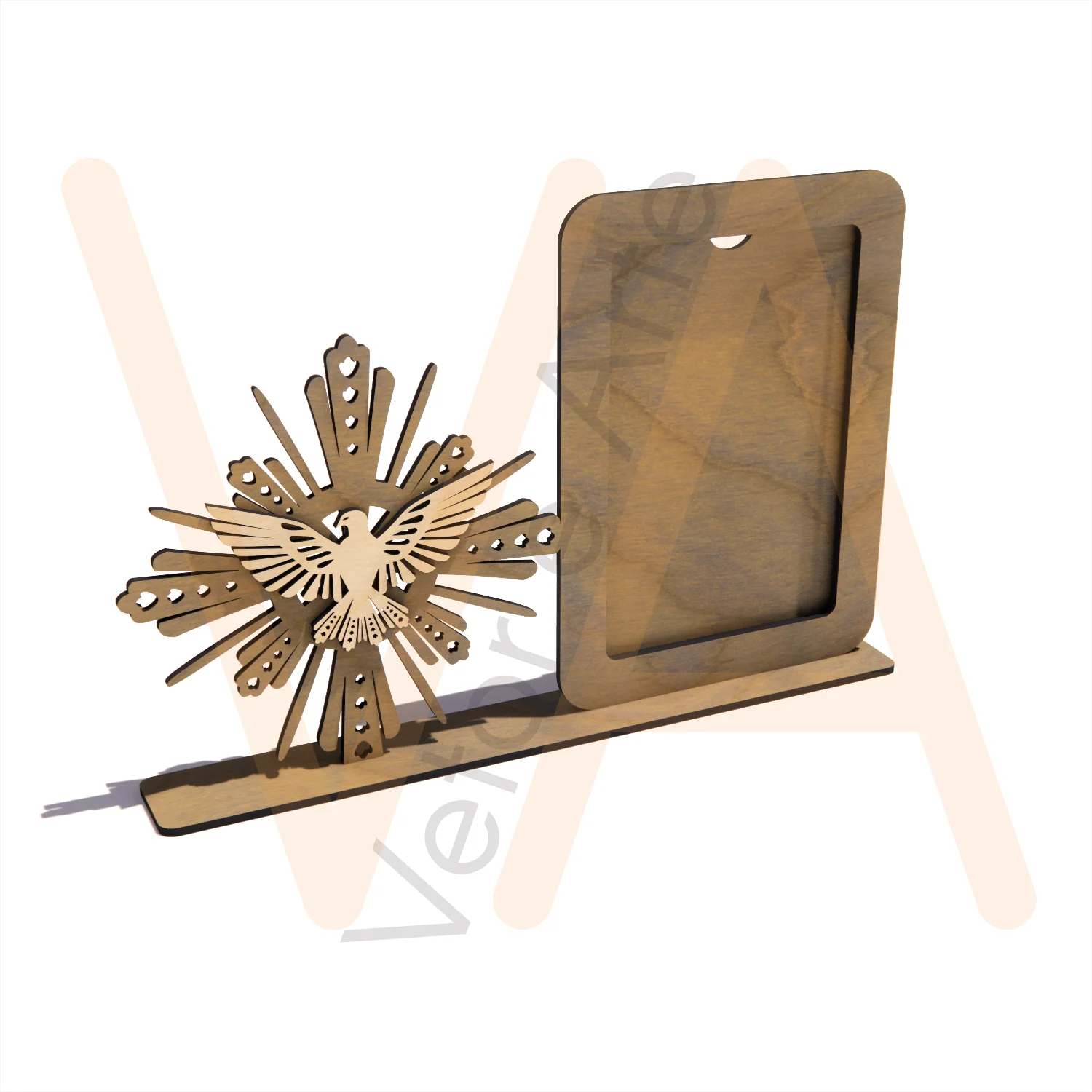 Vetor para CNC Laser - Retrato Espirito Santo - em MDF 03mm